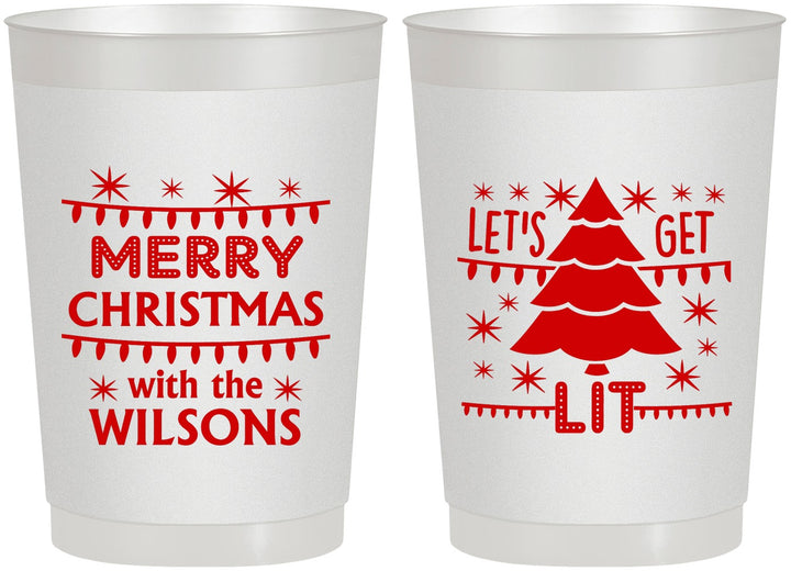 Personalized Christmas 22 oz Frosted Cups - Nutcracker | 280052