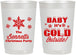 Personalized Christmas 22 oz Frosted Cups - Joy To The World | 280054