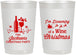 Personalized Christmas 22 oz Frosted Cups - Bah Hum Bug | 280056