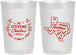 Personalized Christmas 22 oz Frosted Cups - Texmas Yall | 280074