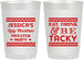 Personalized Christmas 22 oz Frosted Cups - Eat Drink Tacky | 280082