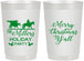 Personalized Christmas 22 oz Frosted Cups - Country | 280087