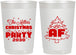 Personalized Christmas 22 oz Frosted Cups - Lit Af | 280090