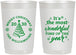 Personalized Christmas 22 oz Frosted Cups - Wonderful Time For A Beer | 280099
