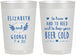 Personalized Wedding 22 oz Frosted Cups - To Have And To Hold | 281