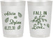 Personalized Wedding 22 oz Frosted Cups - Fall In Love | 283