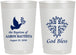 Personalized Baptism 22 oz Frosted Cups - God Bless | 290007