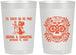 Personalized Wedding 22 oz Frosted Cups - Til Death Do Us Part | 297