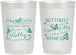 Personalized 16th Birthday 22 oz Frosted Cups - Butterfly Wishes | 300001