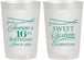 Personalized 16th Birthday 22 oz Frosted Cups - String Lights | 300009