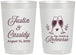 Personalized Rehearsal Dinner 22 oz Frosted Cups - Eat Drink Rehearse | 30001