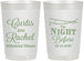 Personalized Rehearsal Dinner 22 oz Frosted Cups - The Night Before | 30006