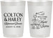 Personalized Rehearsal Dinner 22 oz Frosted Cups - The Night Before | 30007