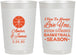 Personalized Wedding 22 oz Frosted Cups - Basketball | 304