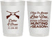 Personalized Wedding 22 oz Frosted Cups - Hunting | 308