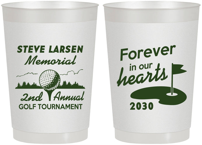 Personalized Memorial 22 oz Frosted Cups - Forever In Our Hearts | 310006