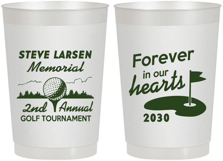 Personalized Memorial 22 oz Frosted Cups - Forever In Our Hearts | 310006