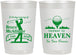Personalized Memorial 22 oz Frosted Cups - Fairway To Heavens | 310008