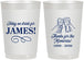 Personalized Memorial 22 oz Frosted Cups - Thanks For The Memories | 310011