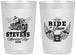 Personalized Memorial 22 oz Frosted Cups - Ride In Peace | 310015