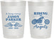 Personalized Memorial 22 oz Frosted Cups - Riding With Angels | 310018