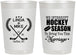 Personalized Wedding 22 oz Frosted Cups - We Interrupt Hockey | 312