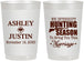 Personalized Wedding 22 oz Frosted Cups - We Interrupt Hunting | 316