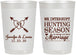 Personalized Wedding 22 oz Frosted Cups - We Interrupt Season | 318