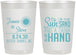 Personalized Wedding 22 oz Frosted Cups - Sun Sand Drink In My Hand | 319