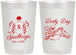Personalized Derby Day 22 oz Frosted Cups - Horses | 320007