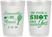 Personalized Wedding 22 oz Frosted Cups - Took A Shot Tennis | 321