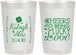 Personalized Wedding 22 oz Frosted Cups - Lucky In Love | 328