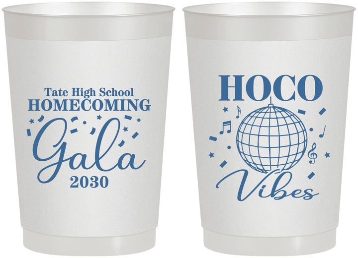Personalized Homecoming 22 oz Frosted Cups - Hoco Vibes | 330006