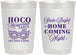 Personalized Homecoming 22 oz Frosted Cups - Hoco Masquerade Dance | 330009