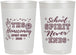 Personalized Homecoming 22 oz Frosted Cups - Spirit Week | 330011