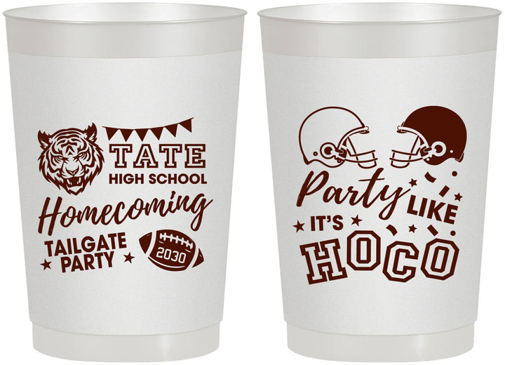 Personalized Homecoming 22 oz Frosted Cups - Party Like Its Hoco | 330012