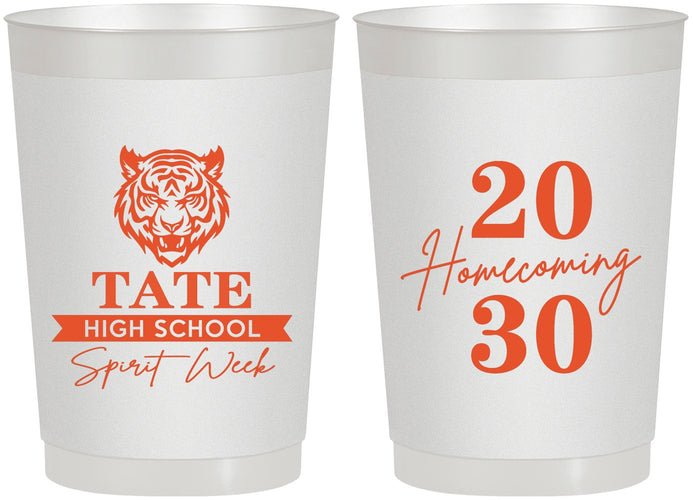 Personalized Homecoming 22 oz Frosted Cups - Hoco Spirit Week | 330015