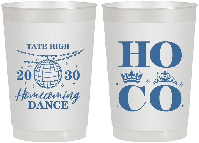 Personalized Homecoming 22 oz Frosted Cups - Hoco Dance | 330016