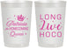 Personalized Homecoming 22 oz Frosted Cups - Hoco Queen Vote | 330026