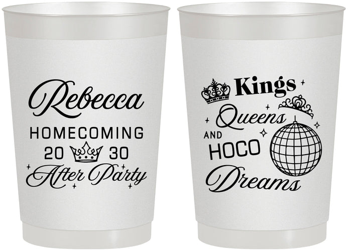 Personalized Homecoming 22 oz Frosted Cups - Hoco After Party | 330027
