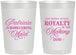 Personalized Homecoming 22 oz Frosted Cups - Hoco Maid Vote | 330028