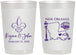 Personalized Wedding 22 oz Frosted Cups - New Orleans | 334
