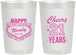 Personalized 21st Birthday 22 oz Frosted Cups - Vegas | 340007