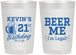Personalized 21st Birthday 22 oz Frosted Cups - Beer Me I Am Legal | 340014