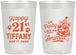 Personalized 21st Birthday 22 oz Frosted Cups - Party Like An Animal Tiger | 340020