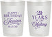 Personalized 21st Birthday 22 oz Frosted Cups - Twenty One Years In The Making | 340023