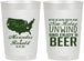 Personalized Wedding 22 oz Frosted Cups - Relax Unwind Enjoy Beer | 360