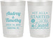 Personalized Wedding 22 oz Frosted Cups - Started On The Beach | 361
