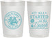 Personalized Wedding 22 oz Frosted Cups - Started On The Beach | 362