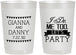 Personalized Wedding 22 oz Frosted Cups - I Do Me Too | 363